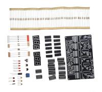 Descubre los fundamentos de la electrónica con este kit educativo de montaje de reloj de circuito digital (piezas)