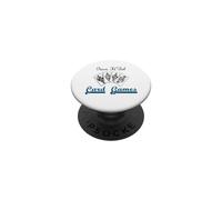 Descubre los Juegos de Cartas de la Vieja Escuela Entusiasta de los Juegos Vintage PopSockets PopGrip Adhesivo