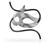 OHMAMA Máscara Antifaz Flor De Lis Plata - Accesorio Elegante Para Aumentar El Misterio En Tus Juegos