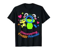 Descubriendo el Bonito diseño de Rana de Froggy Friends Camiseta
