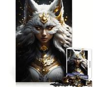 Descubriendo el Rompecabezas Kitsune Teenagers de 1000 Piezas: Entrenamiento Inteligente, Escape Relajante, Corte Impecable, Sorpresa navideña (50x75cm)