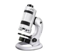 Descubrimiento transportable para científicos, incluye 60-180x LED, 12 diapositivas de muestra, instrumento seguro