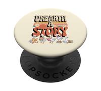 Descubrir un Libro de Cuentos Gansos PopSockets PopGrip Adhesivo