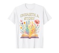 Descubrir una Historia Floral Pastel Camiseta