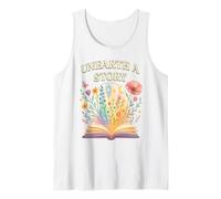 Descubrir una Historia Floral Pastel Camiseta sin Mangas
