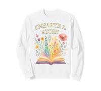 Descubrir una Historia Floral Pastel Sudadera