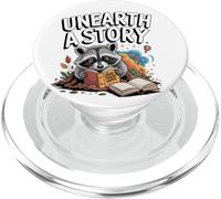 Descubrir una Historia Leyendo Mapache PopSockets PopGrip para MagSafe