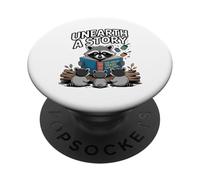 Descubrir una Historia (Raccoon Story Hour) PopSockets PopGrip Adhesivo