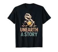 Descubrir una Historia T-Rex Leyendo un Libro Camiseta
