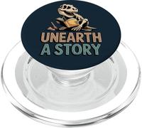 Descubrir una Historia T-Rex Leyendo un Libro PopSockets PopGrip para MagSafe