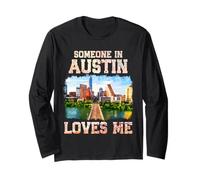 Desde Austin con amor Alguien en Austin me ama Orgullo de Texas Manga Larga