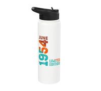 Desde Junio 1954 Año 1954 Retro 1954 Vintage Edición 1954 Stainless Steel Insulated Water Bottle