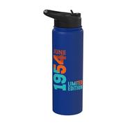 Desde Junio 1954 Año 1954 Retro 1954 Vintage Edición 1954 Stainless Steel Insulated Water Bottle