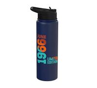 Desde Junio 1966 Año 1966 Retro 1966 Vintage Edición 1966 Stainless Steel Insulated Water Bottle
