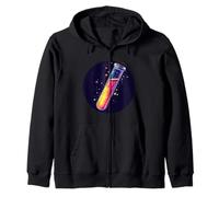 Desde tubos de ensayo hasta descubrimientos brillantes con este disfraz Sudadera con Capucha