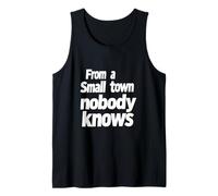 Desde un Pueblo pequeño Que Nadie Conoce, raíces humildes Inspiradoras Camiseta sin Mangas