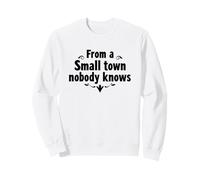 Desde un Pueblo pequeño Que Nadie Conoce, raíces humildes Inspiradoras Sudadera