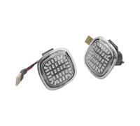 DESDEAQQHH Para Skoda Para Fabia Para Octavia MK1 Para Roomster 2X Sin error Luz de señal de giro de posición lateral ámbar señal giro(Crystal)