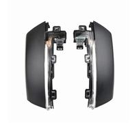 DESDEAQQHH Para VW Para Polo MK5 6R 6C 2009-2017 Scroll LED Luz de señal de giro dinámica Espejo lateral Luz intermitente Repetidor Intermitente señal giro(Crystal)