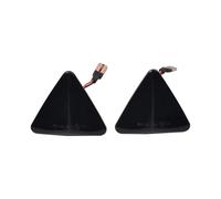 DESDEAQQSQ Para Mitsubishi Para Colt CZC CZ3 Z23 Z24 Z25 Z33 Z34 Z3 Luz de repetición lateral LED dinámica, luces de señal de giro laterales Luz indicadora(Smoked)