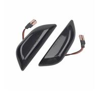 DESDEAQQSQ Para Opel Para Mokka X, luz intermitente dinámica LED de señalización de posición lateral Luz indicadora(Smoked)