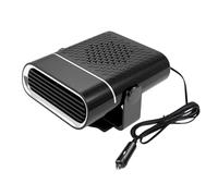 Desempañador adhesivo para autos, ventilador de calentador de coche, calentador eléctrico portátil de 12 V, 24 V, dispositivo giratorio de descongelación de parabrisas, purificación de aire interior
