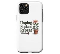 Desenchufe Replantar Repetir - Salud Mental Actitud Positiva Carcasa para iPhone 11 Pro