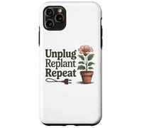 Desenchufe Replantar Repetir - Salud Mental Actitud Positiva Carcasa para iPhone 11 Pro MAX