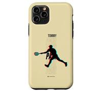 Desenfoque de línea de Base de Tenis - Tommy Paul Carcasa para iPhone 11 Pro