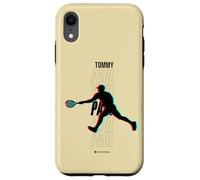 Desenfoque de línea de Base de Tenis - Tommy Paul Carcasa para iPhone XR