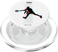 Desenfoque de línea de Base de Tenis - Tommy Paul PopSockets PopGrip para MagSafe