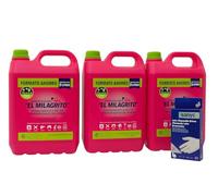 Desengrasante El Milagrito 5 Litros (3)+ Guantes de Latex 10 unidades Sanyc