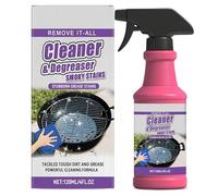 Desengrasante en aerosol de acción rápida para parrillas, 120 ml. Limpiador multiusos de alta resistencia para parrillas de exterior, ideal para eliminar manchas de humo y grasa persistente