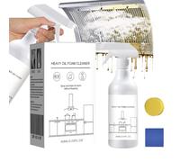 Desengrasante intensivo para cocina, espumado, limpiador de cocina, aerosol de acero e inox, elimina la suciedad y grasa, cocidos y adherentes, limpiador del hogar, horno, placa de inducción (lote de