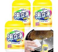 Desengrasante multiusos de 120 g para limpieza intensiva de cocina, limpiador instantáneo en polvo, 3 en 1, espuma desengrasante multiusos para eliminar el óxido