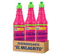 Desengrasante Push Pull, Limpiador quitagrasas El Milagrito, Quitagrasas ElMilagrito, Multiusos para Cocina, Hornos, Microondas, Industrial y Más, Formato Ahorro, 3 Botes de 1 Litro