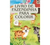 Desenhos para colorir, tema fazendinha com 75 artes infantis 3D