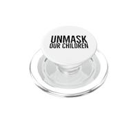 Desenmascarar a Nuestros niños Niños Familia Sin Máscara Libertad PopSockets PopGrip para MagSafe