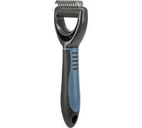 Desenredador de pelo 6 × 18 cm gris oscuro/azul