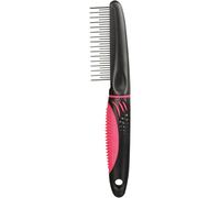 Desenredador de pelo peine combinado 22 cm gris oscuro/rosa viejo