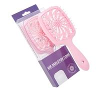 Desenredante de cabello fácil de usar con cerdas, práctico peine para peinar el cabello para tipos de cabello frágil húmedo y seco