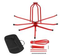 Desenrollador de Tubos para Suelo Radiante 16-32 mm, Enrollador PEX/PERT/AL-PEX con Soporte de Pie, Capacidad 200kg, Diámetro Ajustable y Bolsa de Transporte