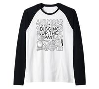 Desenterrando el Pasado - Arqueología & Amante de la Historia Camiseta Manga Raglan