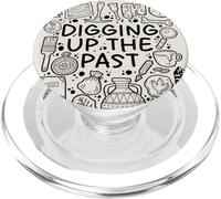 Desenterrando el Pasado - Arqueología & Amante de la Historia PopSockets PopGrip para MagSafe