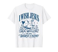 Deseo a Jesús en mi Peor Enemigo Christian Dove Funny Camiseta
