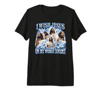 Deseo a Jesús en mi Peor Enemigo Christian Dove Funny Camiseta Premium