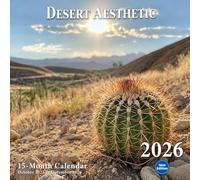 Desert Aesthetic 2026 Calendar: Serene sands and golden horizons all year