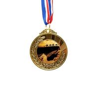 Desert Along the Way to the Silk Road Map Camel Gold Award Medal First Place Ribbon