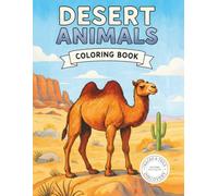 Desert Animals Coloring Book: 40 Realistic Desert Animals with Fun Facts and Natural Habitats (Tracks & Tails Discovery)