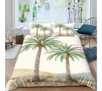 Desert Botanical Art Funda Edredon Microfibra 3 Piezas Compuesto Impresión 3D Cierre de Desert botánico Arte Funda de Edredón Funda de Almohada a Juego Transpirable for Adultos Single（140x200cm）